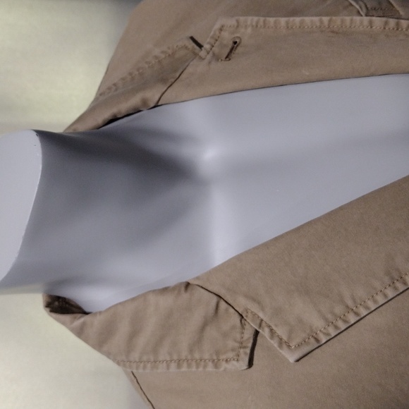 Gap tan cotton sportcoat. Large - Picture 6 of 11
